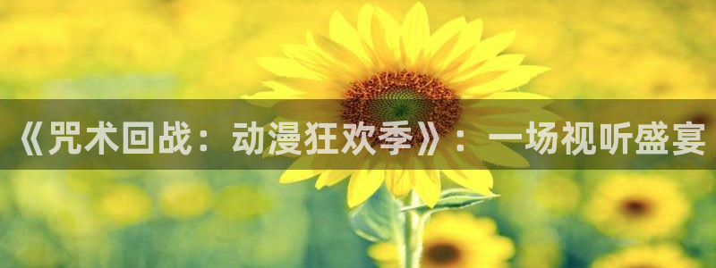 官网羞羞漫画：《咒术回战：动漫狂欢季》：一场视听盛宴