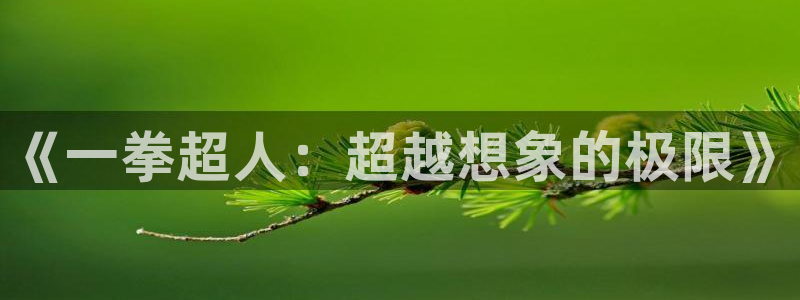羞羞漫画色：《一拳超人：超越想象的极限》