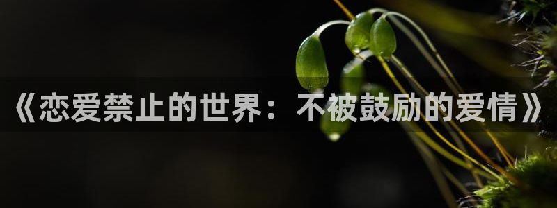 韩国羞羞漫画歪歪漫画：《恋爱禁止的世界：不被鼓励的爱情》
